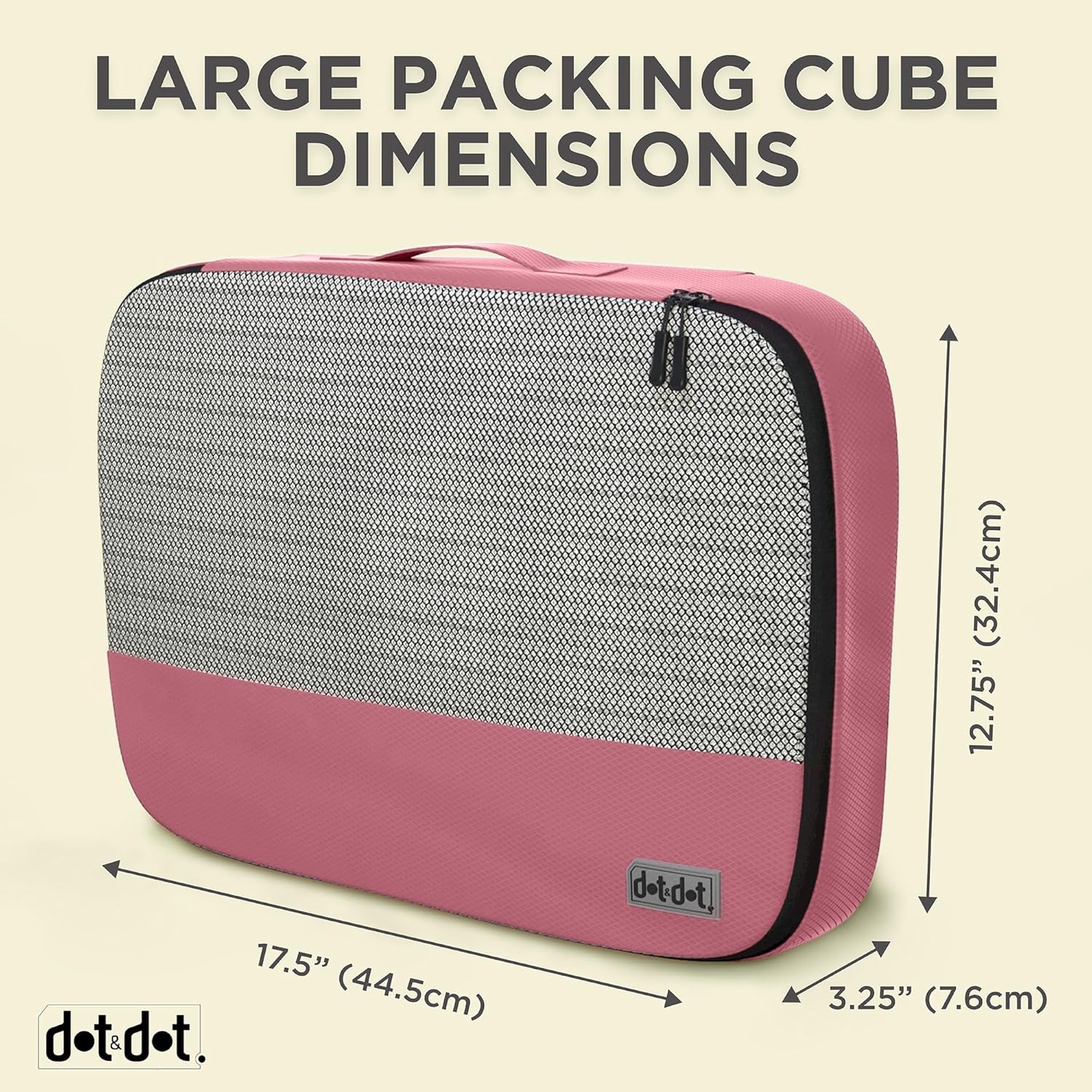 Large Packing Cubes for Suitcases - 5 Pcs set of Packing Cubes for Travel Carry on Suitcase Organizer Bags - Travel Cubes Organizer Bags for Luggage - Roamly