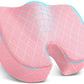 TushGuard Office/Car Seat Cushion, Non-Slip Sciatica & Back Coccyx Tailbone Pain Relief Chair Pad, Memory Foam Butt Pillow for Computer Desk, Wheelchair, Driving (Pink, X-Large)