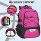 LARIPOP Basketball Backpack Large Basketball Bag with Ball Holder & Shoe Compartment for Youth Adults Men Women