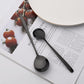 20 Pieces Silverware Set 304 Stainless Steel, Healthy & Eco-Friendly Silver Travel Mirror Polished Black Knife Fork Spoon Salad Fork Dessert Spoon Flatware Set, Service for 4