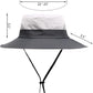 Womens Summer Sun Hat Beach Hat Wide Brim Outdoor UV Protection Hat Foldable Cool Mesh Ponytail Bucket Hat