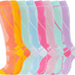 Compression Socks for Women Men Circulation Knee High 8 Pairs for Nurses, Running, Travel, Athletic