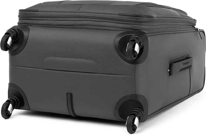 Travelpro Maxlite 5 Softside Expandable Luggage with 4 Spinner Wheels, Lightweight Suitcase, Men and Women, Shadow Grey, 2-Piece Set (21/25)