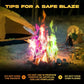 Fire Color Changing Packets Fire Pit with Citronella (4 Pack) - Perfect for Any Campfire, Bonfire & Outdoor Fireplaces - Perfect Magic Cosmic Mystical Campfire Accessories