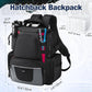 Piscifun Fishing Backpack with 2 Rod Holders & 4 Tackle Boxes, Large Tackle Storage Bag With Rain Cover for Fishing Gear