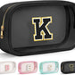 YOOLIFE Birthday Gifts for Her Wife Travel Makeup Bag Toiletry Bag for Women, Clear Makeup Bag Cosmetic Bag Travel Accessories Birthday Gifts Teacher Mother Wife Girlfriend Bride Gifts Black K