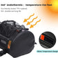 WILD HEART Camping Shower 22L/ 12L Portable Shower for Camping with Pressure Foot Pump and Hose - Solar Shower Bag Backpack for Camping, Road Trip & Outdoor Use