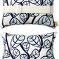 Patio Lounge Head Support Pillow & Cushion,Small Waterproof Throw Pillow with Insert & Adjustable Elastic Stripe for Outdoor Furniture Recliner Chair, Sofa Lumbar,Neck Attachment,2Pack