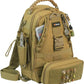 Tovra Fishing Tackle Backpack with Removable Storage Pouch – Compact Sling Pack with MOLLE Webbing, Multiple Compartments & Waterproof Nylon for Fishing, Hiking & Outdoor Gear Organization