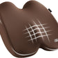Skechers Memory Foam Seat Cushion,Ribbed Fabric Office Chair Cushion for Tailbone Pain Relief,Butt Pillow for Office Chair,Car Seat Cushion,Long Sitting Office Workers,and Car Drivers,Brown
