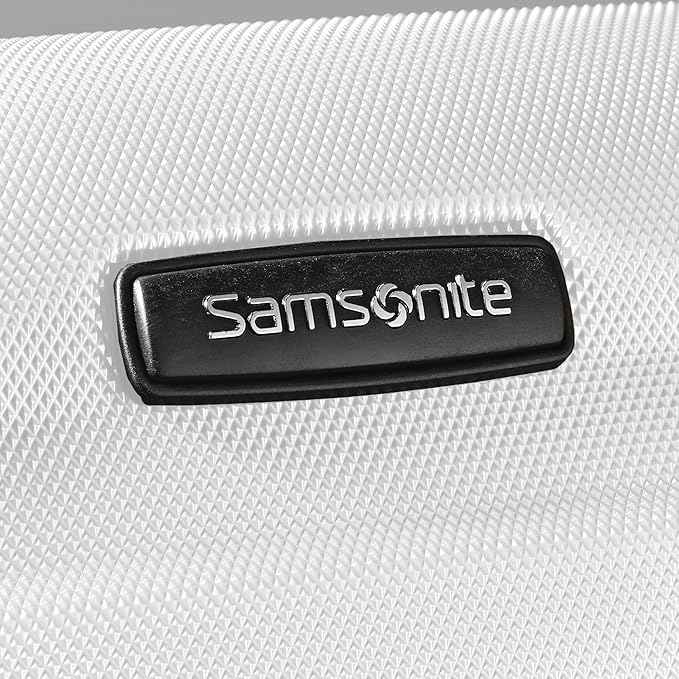 Samsonite Omni PC Hardside Expandable Luggage with Spinner Wheels, White, 2-Piece Set (20/24)