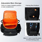N NEVO RHINO Fishing Tackle Backpack with Rod Holders, 40L Large Fishing Bag with Waterproof Rain Cover,Outdoor Tackle Bag