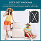 American Tourister Westridge Hardshell Luggage Set - 2 Piece Set - 20/28" Carry-On & Large Checked Luggage Set with Spinner Wheels - Expandable Hard Suitcases for Travel - Hard ABS Shell - Light Pink