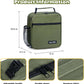 Hap Tim Insulated Lunch Bag Women, Reusable Lunch Box for Women & Men, Adluts Lunchbox for Work, Portable Lunchbag, Army Green（18654-AY）