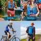 Running Hydration Vest with a 2L Water Bladder, Hydration Pack Lightweight Water Backpack for Running Hiking Cycling Marathon Trail for Men Women