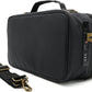 Large Storage Case with TSA Combination Lock Bag, Portable Carbon Lined, XL Medicine Lockable Box for Travel & Home Secured Box Organizer Divider Jars Accessories, Removable Tray (Black)