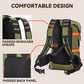 HEETA Dry Bags Waterproof Backpack 40L for Men & Women, Roll Top Heavy Duty Cushioned Hiking Backpack for Kayaking Boating Paddle Boarding Fishing Travel Camping Beach Vacation Cruise Ship Essentials