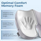 5 STARS UNITED Seat Cushion for Tailbone Pain Relief – Large Memory Foam Cushion for Coccyx, Hip, Sciatica & Post-Surgery Recovery – Wheelchair, Car, Desk, Gaming & Office Chairs, Light Gray