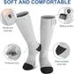 SNOW DEER Heated Socks for Men Women, App Controlled Left/Right Electric Ski Sock, 7.4V 2200mAh Rechargeable Battery 360°Fast Heating Toe Warmers for Skiing Hunting Motorcycle Walking Dogs