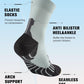 Compression Crew Running Socks: Athletic Socks for Men Women with Cushion,3 Pairs Work Hiking Basketball Sport Socks