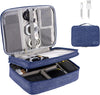 Electronics Organizer, OrgaWise Electronic Accessories Bag Travel Cable Organizer Three-Layer for iPad Mini, Kindle, Hard Drives, Cables, Chargers
