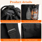 Canvas backpack laundry bag, laundry backpack with shoulder straps and mesh pockets, durable laundry basket bag with drawstring closure, suitable for college, laundromats, and apartments.