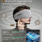 Sleep Mask with Headphones Bluetooth 5.4, TOPOINT 3D Eye Mask Blackout with Soft Bamboo Cotton for Side Sleepers Women Men, Sleep Headphones Earphones HD Speaker Microphone for Travel Meditation Gift