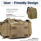 Piscifun Fishing Backpack with 2 Rod Holders & 4 Tackle Boxes, Large Tackle Storage Bag With Rain Cover for Fishing Gear
