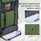 Goture Fishing Backpack with Cooler, 72L 600D Tackle Backpack Included 4 3700 Tackle Boxes, Dry & Wet Split Compartment, Large Fishing Tackle Bag with Rod Holders,Rain Cover for Travel Camping Hiking
