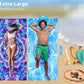 6 Pack Microfiber Thin Lightweight Beach Towel Oversized 71x32 Extra Large Sand Free Towels for Travel Swim Pool Yoga Gym Camping for Adults Women Men Beach Essentials Accessories Vacation Gift