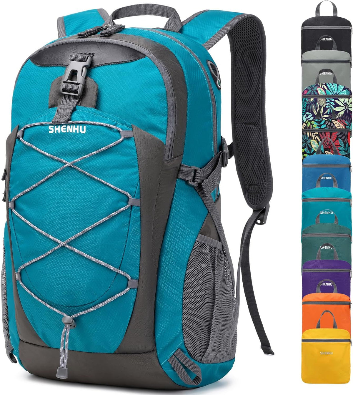 40L Hiking Backpack Lightweight Daypack Waterproof Travel Camping Backpack for Men Women Sport Packable - Roamly