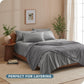 Bare Home Fleece Blanket - Twin/Twin Extra Long - Ultra-Soft Lightweight for Bed, Sofa, and Couch - Luxury Microplush - Cozy Warm Blanket (Twin/Twin XL, Grey)