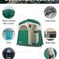 KingCamp Shower Tent, Portable Privacy Tent Outdoor Camping 1/2 Room Toilet Tents with Shower Bag & Dressing Room for Beach, Camping & Hiking