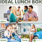 Everusely - Bento Box - Sage, 27oz / 0.8 L - Stainless Steel Lunch Box with Leakproof Condiment Container - 3 Compartment Snack Organizer for On the Go Meals - Freezer & Dishwasher Safe