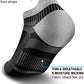 PAPLUS Ankle Compression Sock for Men and Women 2/4/6 Pairs, Low Cut Compression Running Sock with Ankle Support