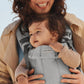 BabyBjörn Baby Carrier Harmony, Light Gray, Woven Mélange, 3-in-1 Ergonomic Baby Carrier, Newborn, Facing-in, Outward-Facing, and Back Carrying Positions Supported (7-40 lbs), Newborn to Toddler