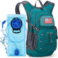Maelstrom Hydration Hiking Backpack with 2L/3L Water Bladder, High Flow Bite Valve Camping Daypack Lightweight