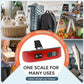 travel inspira Luggage Scale, Portable Digital Hanging Baggage Scale for Travel, Suitcase Weight Scale with Rubber Paint, 110 Pounds, Battery Included