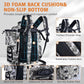 Goture Fishing Backpack, 900D Water-Resistant Tackle Backpack with Rod Holders, 58L Large Storage Gear Fishing Tackle Bag with Detachable Crossbody Bag,8 Lure Pockets,Bottle Holder for Camping Hiking