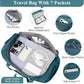 Extra Large Travel Duffle Bag,Carry on Overnight Weekend Bag with Shoes Compartment,Weekender Bags for Women for Travel Business Trips Sport Hospital