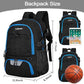LARIPOP Basketball Bag, Sports Backpack with Ball Holder & Shoe Compartment, Water Resistant Gym Bag for Soccer Volleyball Travel