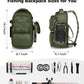MATEIN Fishing Sling Bag with Lure Rod Holder & Phone Pouch, Waterproof 3600 Tackle box Backpack with Removable Bait Binder