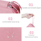 Electronics Organizer Travel Case,Electronic Accessories Storage Bag,Portable Waterproof Cable Organizer Bag,Travel Cord Organizer Bag for Small Charging Cord Storage,Cables,SD Card-Pink