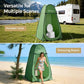 Wolfwise Pop Up Shower Tent for Camping, Portable Instant Changing Tent with Ventilation Window & Carry Bag, Privacy Bathroom Toilet for Beach & Outdoor, Width 40 ", Height 75 ", Green