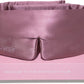 DROWSY Silk Sleep Mask. Face-Hugging, Padded Silk Cocoon for Luxury Sleep in Total Darkness. (Damask Rose)