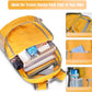 ZOMAKE Ultra Lightweight Hiking Backpack 20L, Packable Small Backpacks Water Resistant Daypack for Women Men(Yellow New)