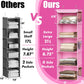 Simple Houseware 5 Shelf Hanging Closet Organizer, Pink