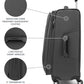 Travelpro Maxlite 5 Softside Expandable Luggage with 4 Spinner Wheels, Lightweight Suitcase, Men and Women, Shadow Grey, 2-Piece Set (21/25)