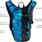 Reflective Hydration Backpack, Hydration Pack - Water Backpack with 2L/3L Hydration Bladder, Essential for Festivals - Rave Hydration Pack for Hiking, Running, Cycling, and Festivals