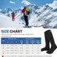 SNOW DEER Heated Socks for Men Women, App Controlled Left/Right Electric Ski Sock, 7.4V 2200mAh Rechargeable Battery 360°Fast Heating Toe Warmers for Skiing Hunting Motorcycle Walking Dogs